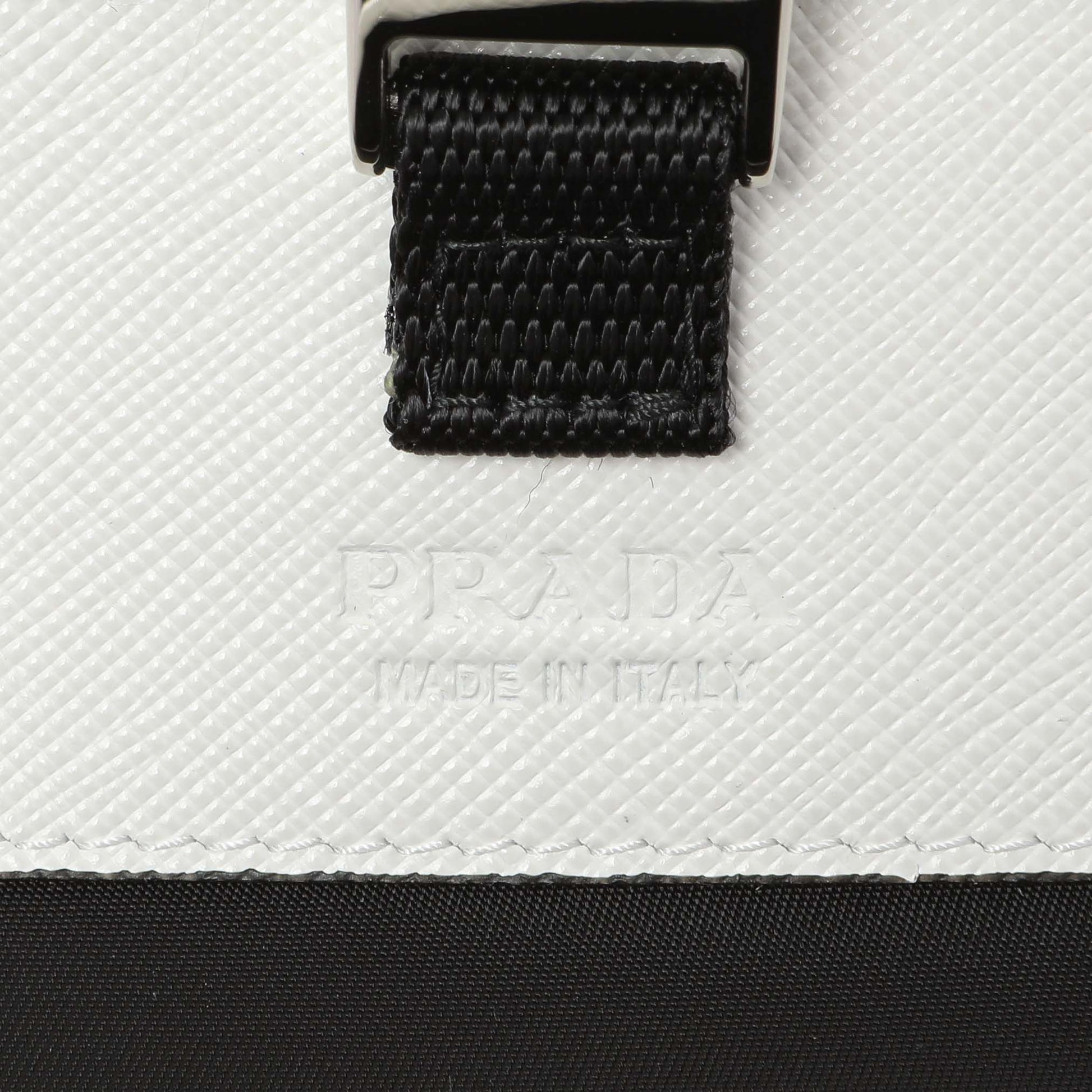 Exclusive Prada White Re-Nylon Smartphone Case — Detail View