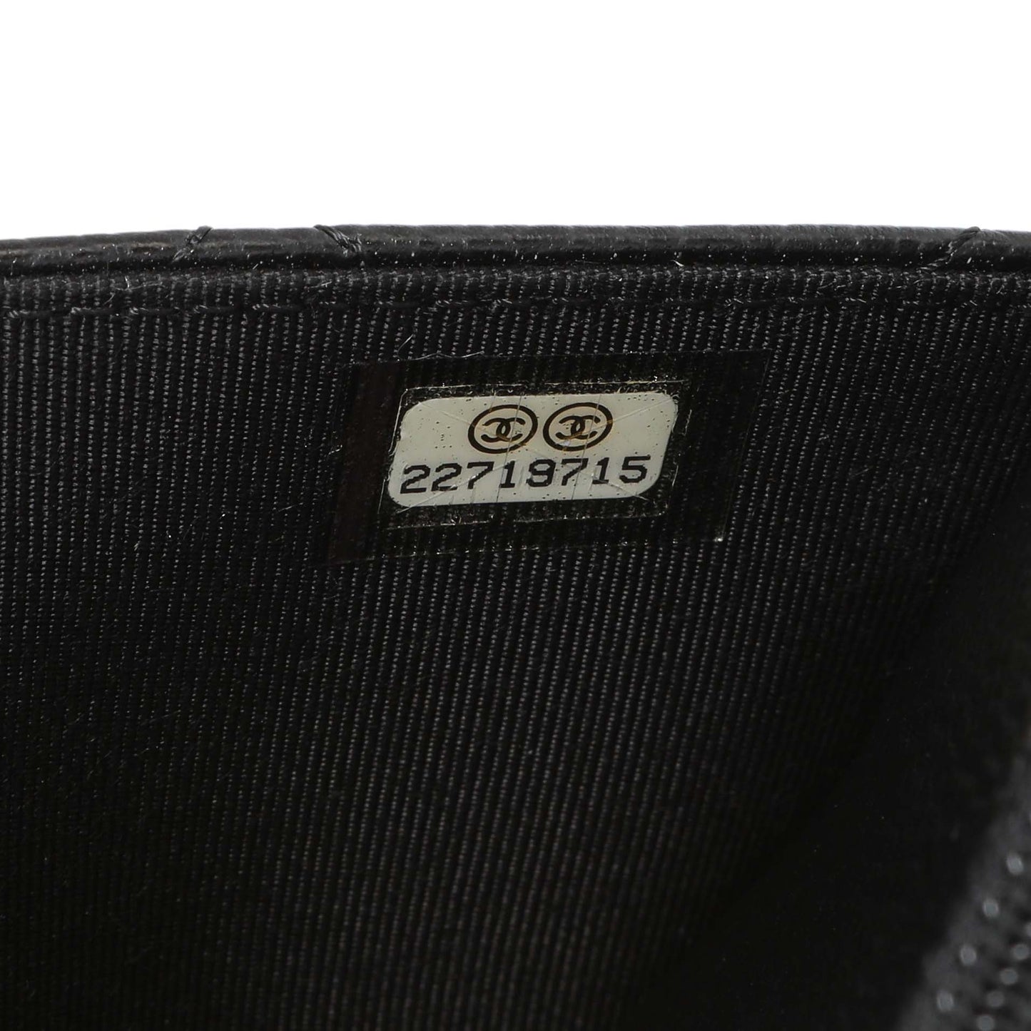 Exclusive Chanel Black Quilted Caviar Wallet on Chain — Alternate View 10
