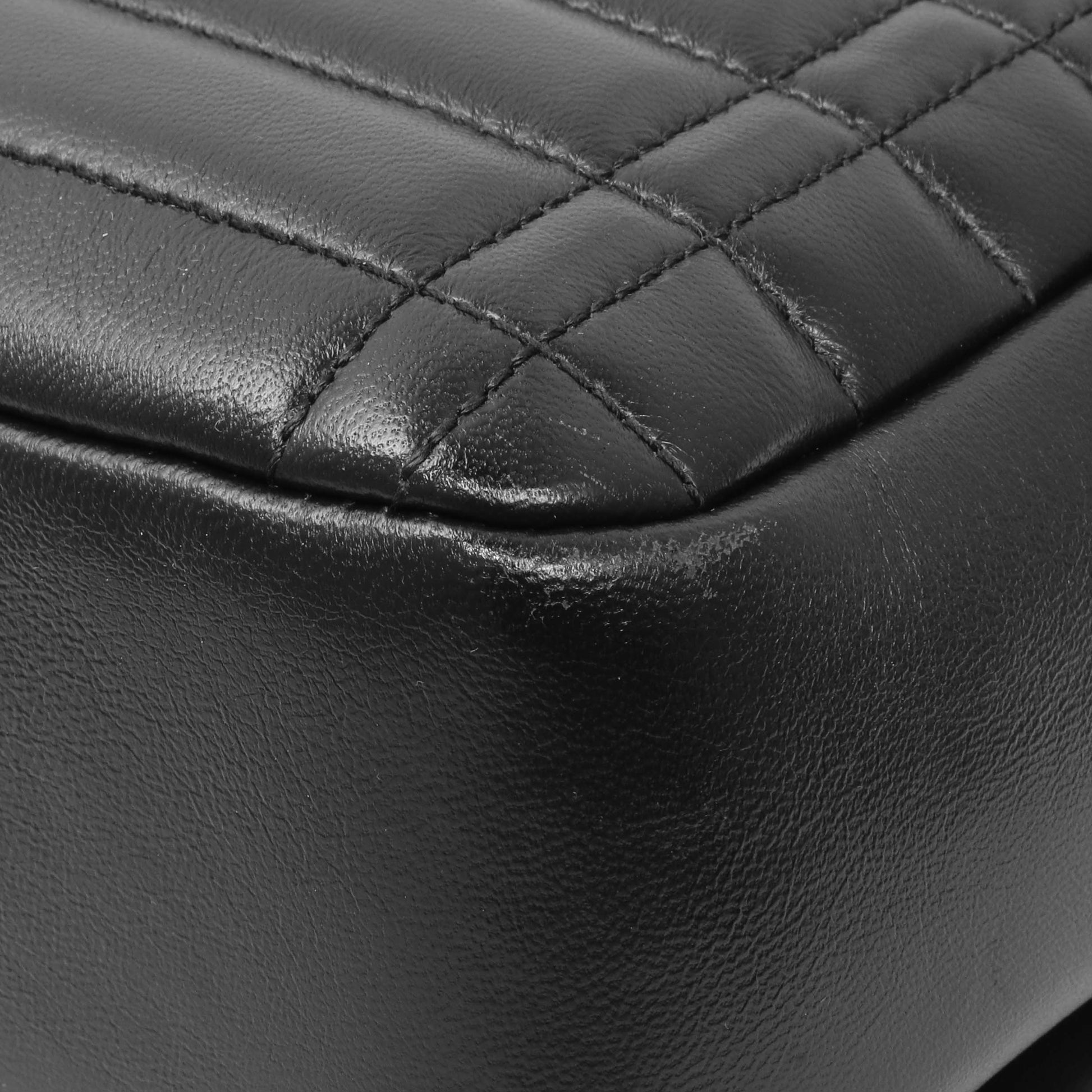 Exclusive Burberry Black Lambskin Quilted Medium Lola Bag — Alternate View 8