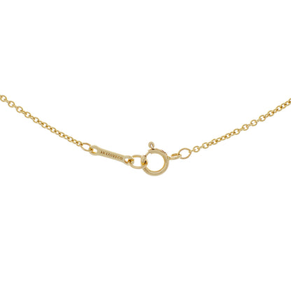 Exclusive Tiffany & Co. 18K Yellow Gold Paloma Picasso Loving Heart Pendant Necklace — Back View