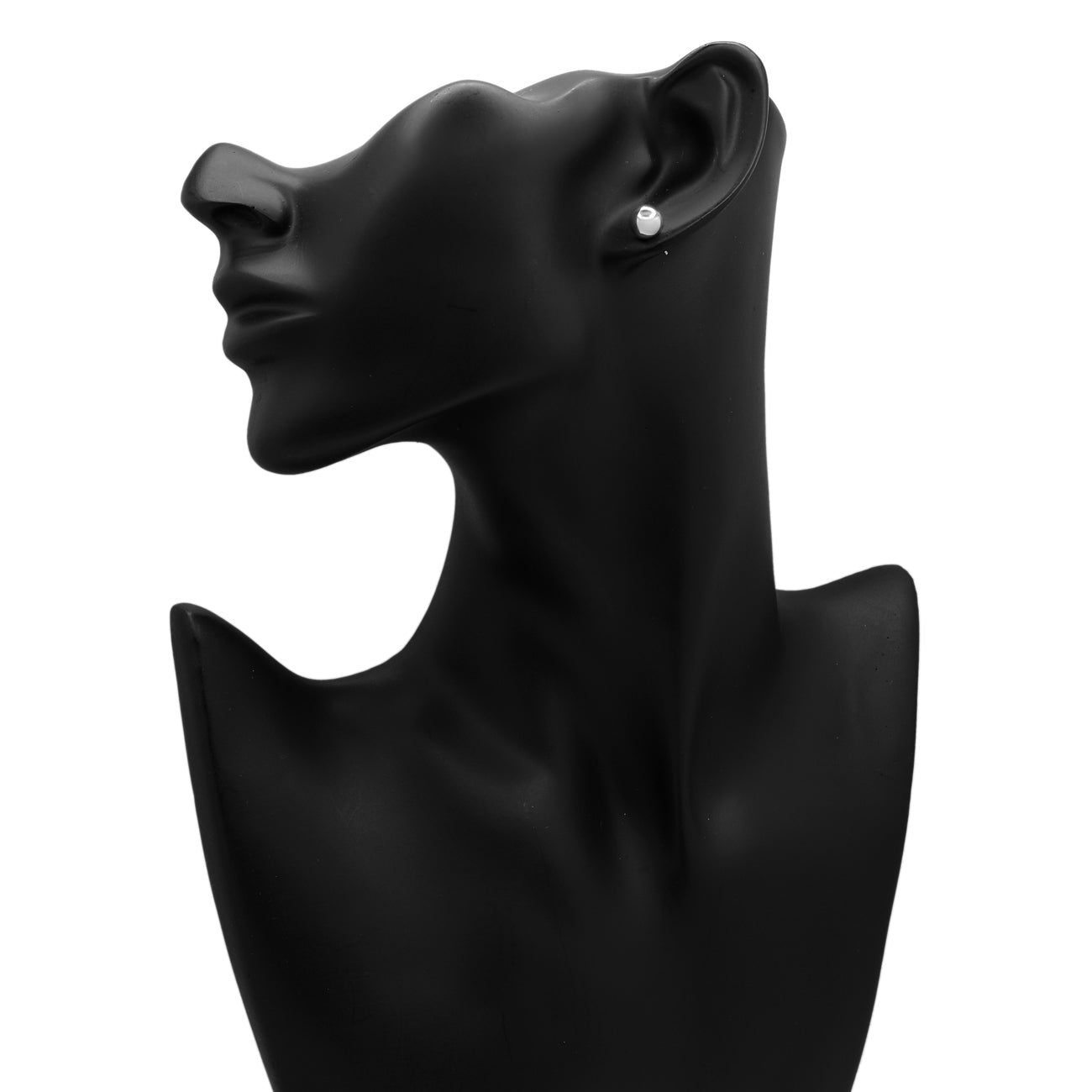 Exclusive Tiffany & Co. Sterling Silver HardWear Ball Earrings — Back View