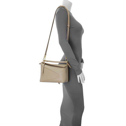 Exclusive Loewe Sand Grained Calfskin Small Puzzle Bag — Alternate View 7