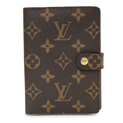 Exclusive Louis Vuitton Monogram Small Ring Agenda Cover — Front View