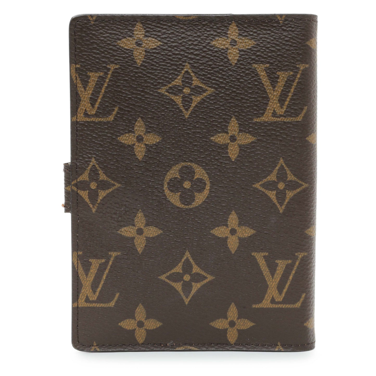 Exclusive Louis Vuitton Monogram Small Ring Agenda Cover — Side View