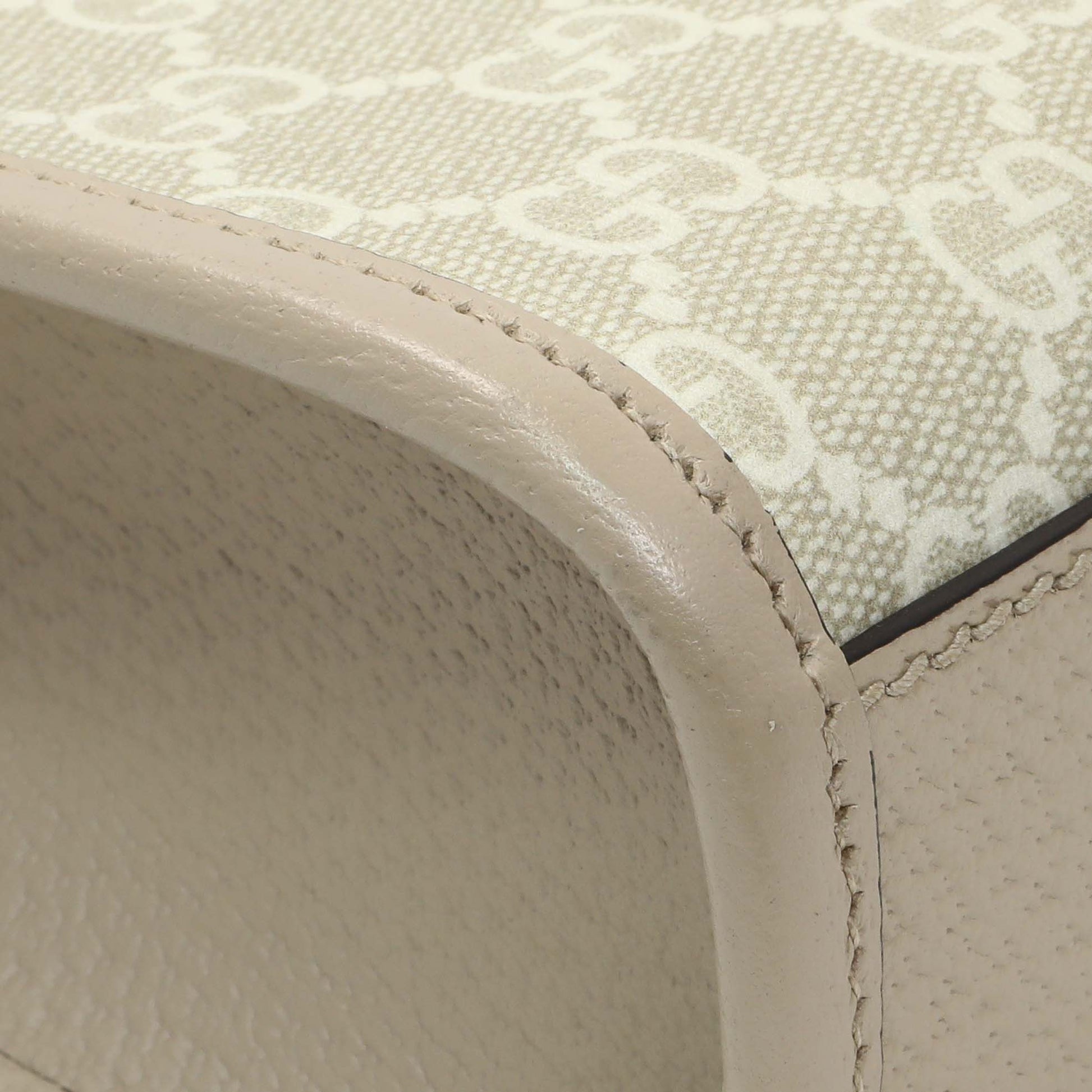 Exclusive Gucci GG Supreme Monogram Textured Dollar Calfskin Mini Retro Interlocking G Tote — Lifestyle View