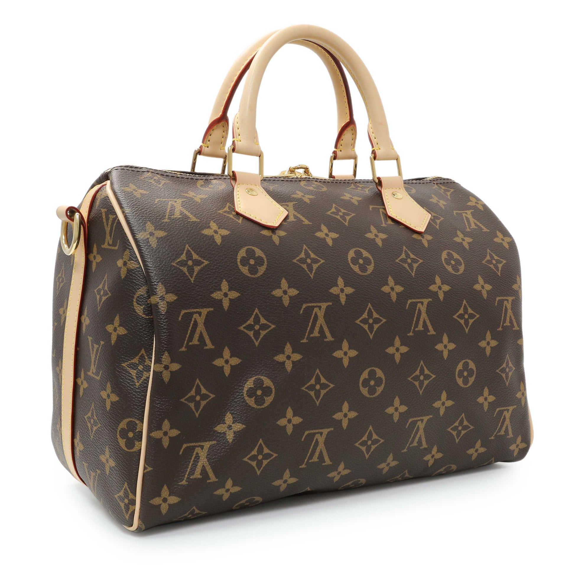 Exclusive Louis Vuitton Monogram Speedy 30 Bandouliere — Side View