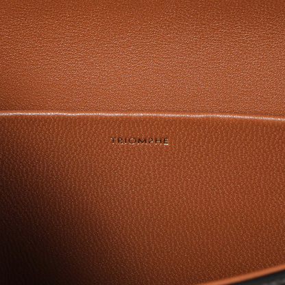 Exclusive Celine Triomphe Canvas Claude Chain Shoulder Bag — Lifestyle View
