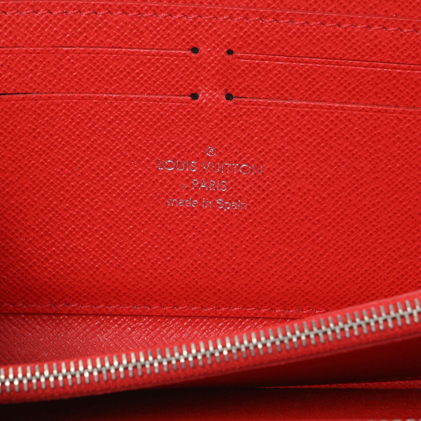 Exclusive Louis Vuitton Red Epi Clemence Wallet — Alternate View 13