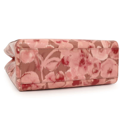 Exclusive Louis Vuitton Rose Velours Vernis Ikat Catalina Tote — Back View