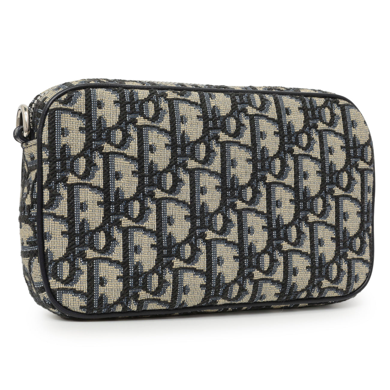 Exclusive Christian Dior Blue Oblique Kids' Small Multifunctional Bag — Side View