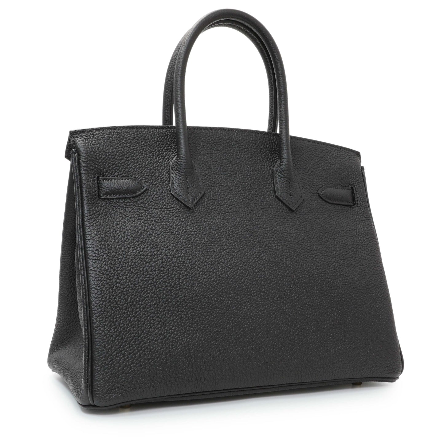 Exclusive Hermes Black Togo Birkin 30 — Side View