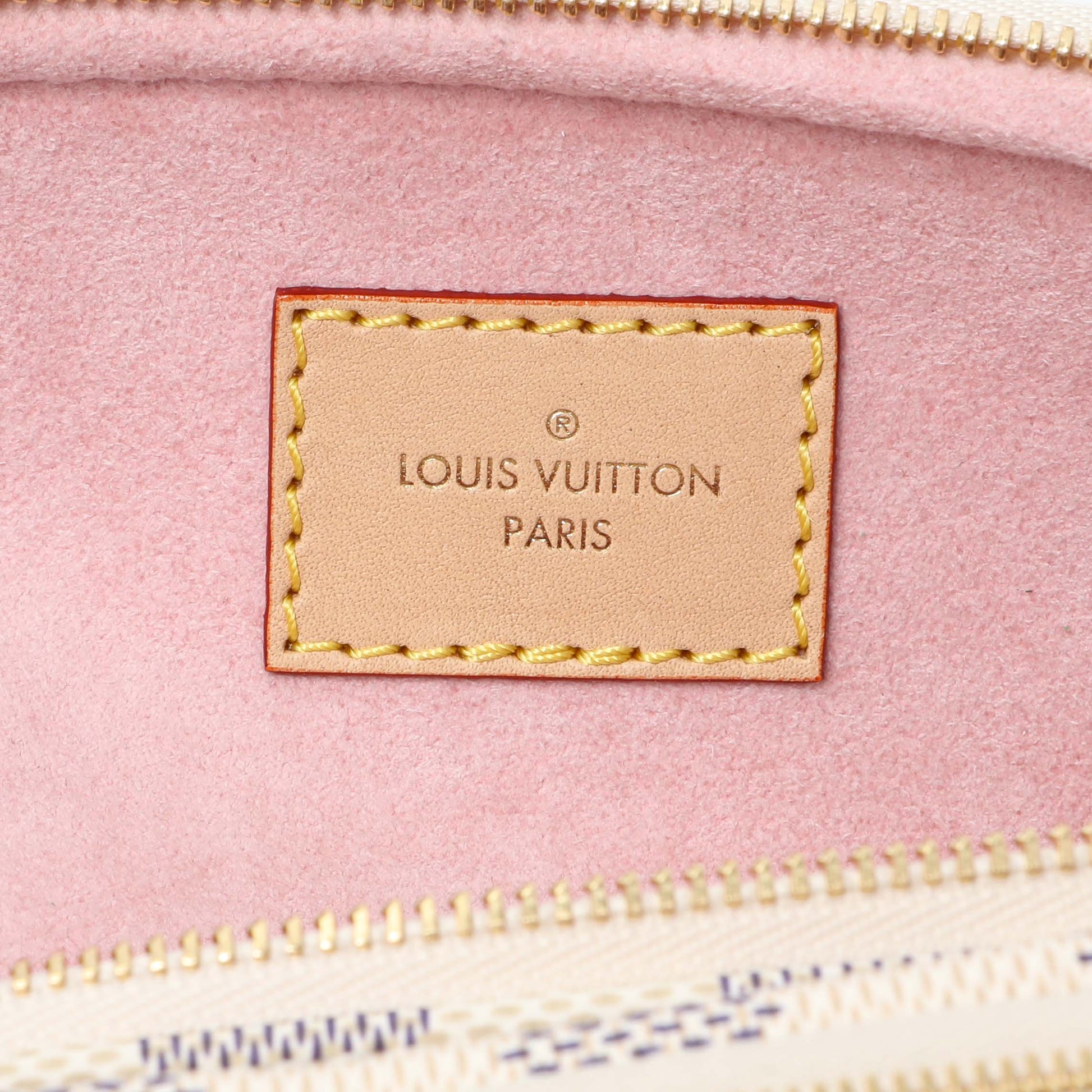 Exclusive Louis Vuitton Damier Azur Mini Bumbag — Detail View