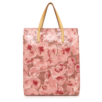 Exclusive Louis Vuitton Rose Velours Vernis Ikat Catalina Tote — Front View