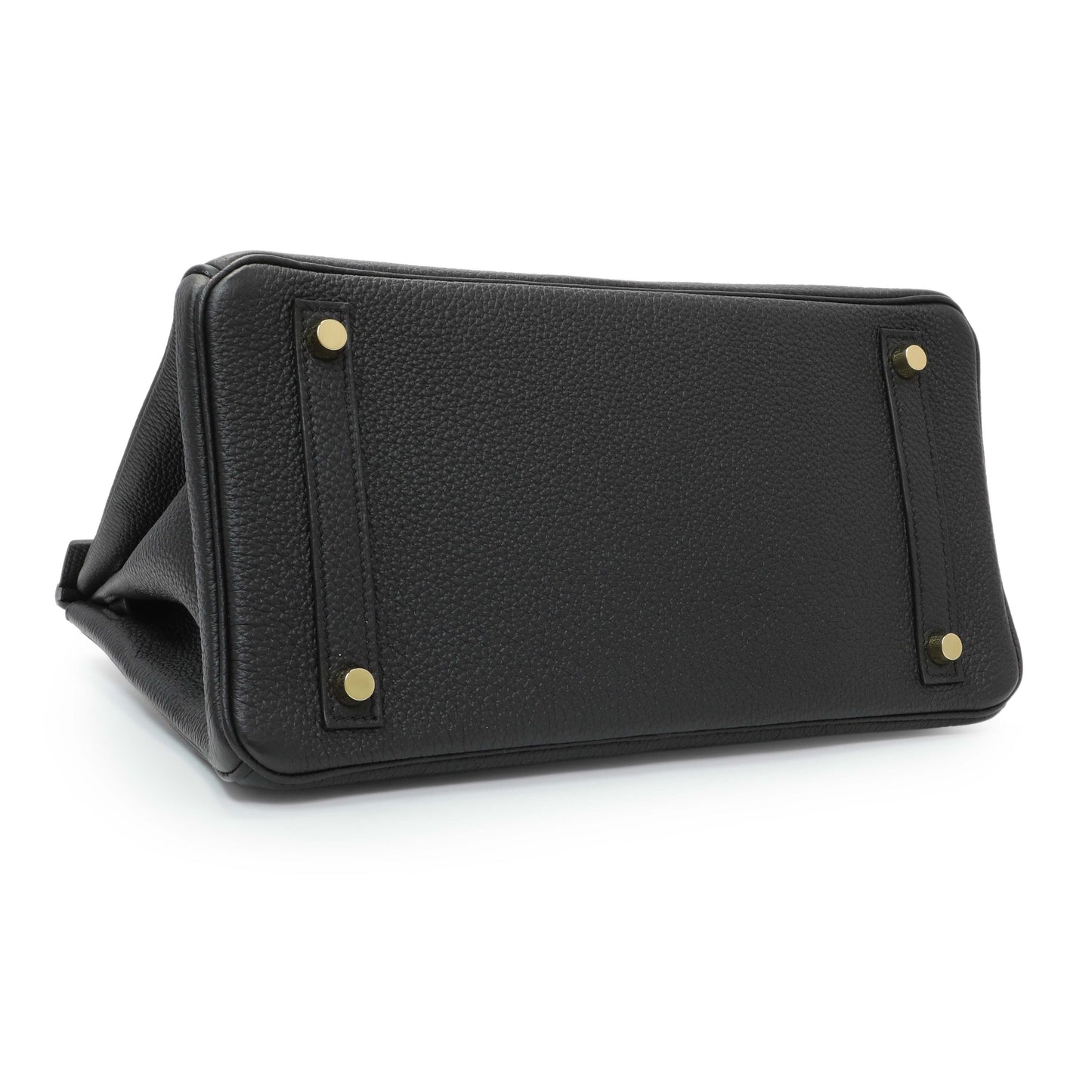 Exclusive Hermes Black Togo Birkin 30 — Back View