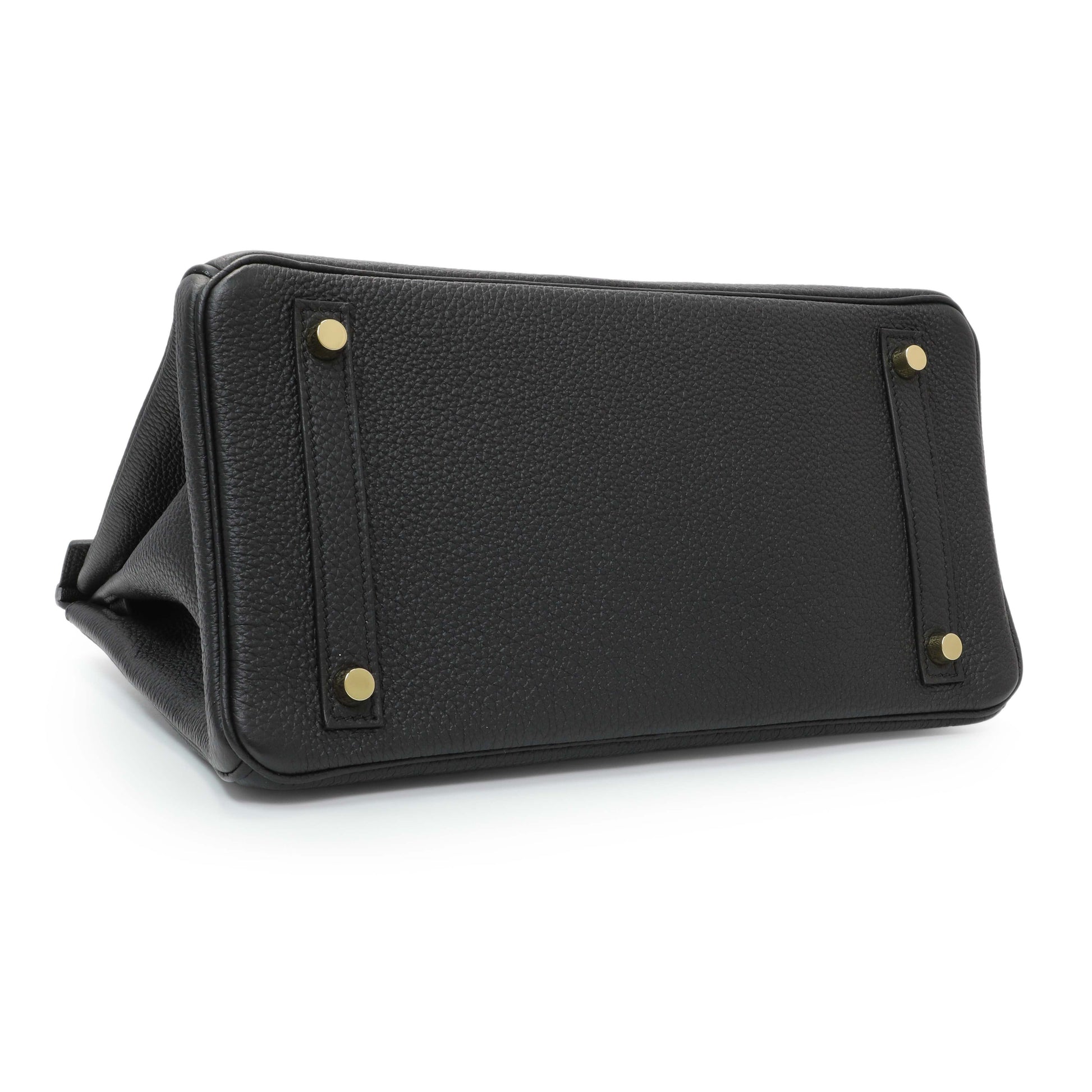 Exclusive Hermes Black Togo Birkin 30 — Back View