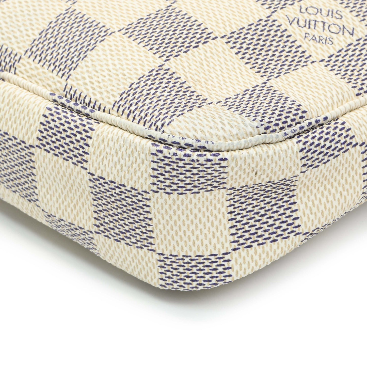 Exclusive Louis Vuitton Damier Azur Pochette Accessories — Alternate View 7