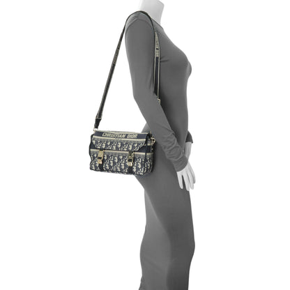 Exclusive Christian Dior Blue Oblique Small Diorcamp — Alternate View 12