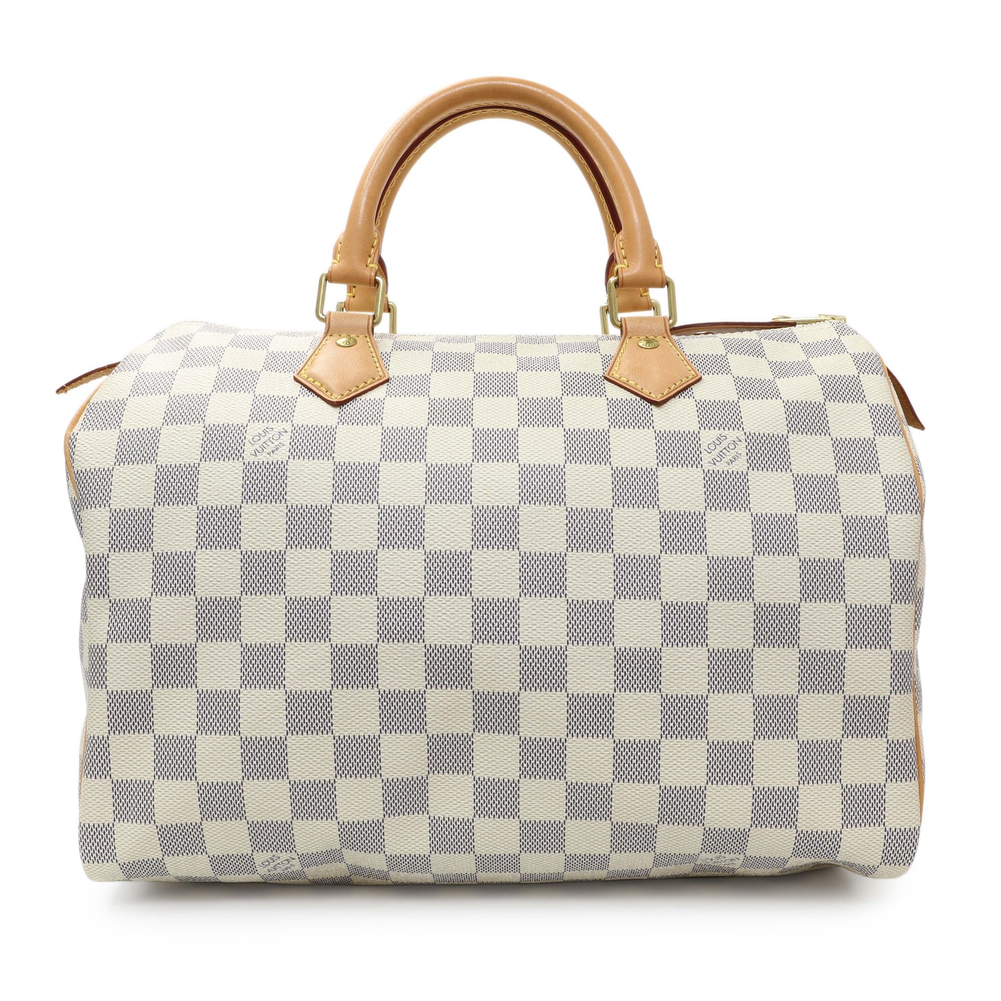 Exclusive Louis Vuitton Damier Azur Speedy 30 — Front View