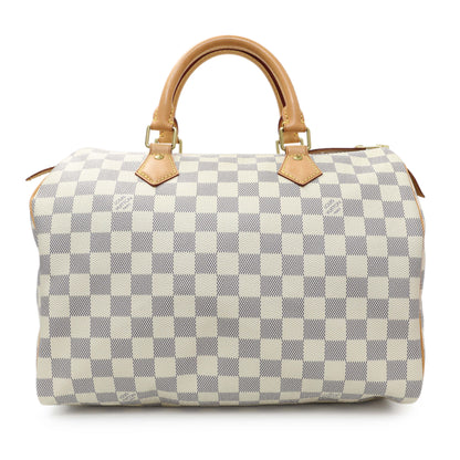 Exclusive Louis Vuitton Damier Azur Speedy 30 — Front View