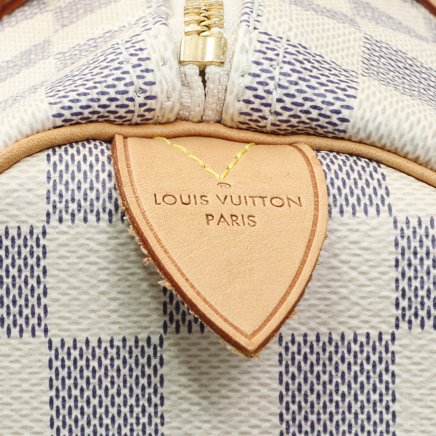 Exclusive Louis Vuitton Damier Azur Speedy 30 — Alternate View 9