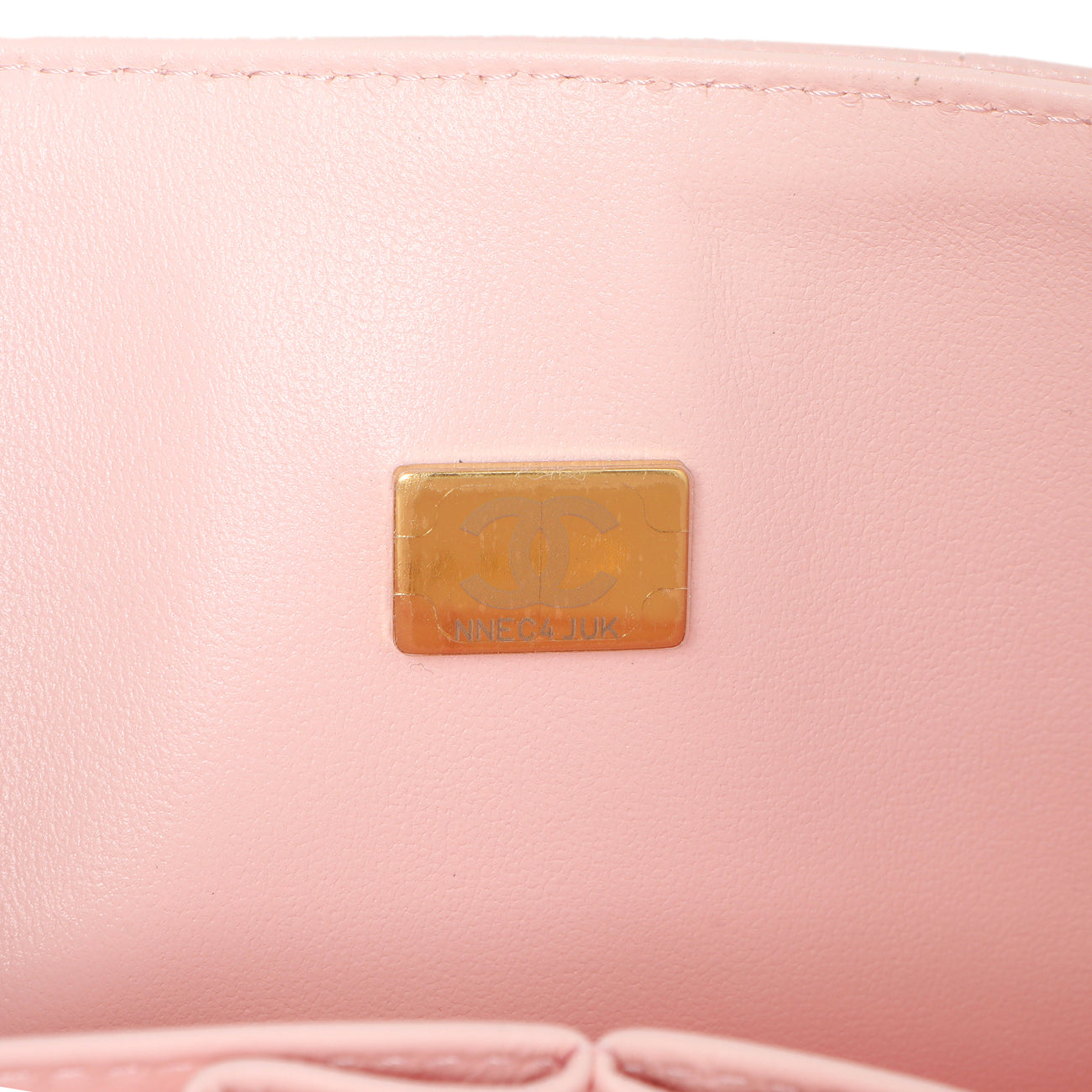 Exclusive Chanel Pink Quilted Caviar Medium Classic Double Flap — Alternate View 7
