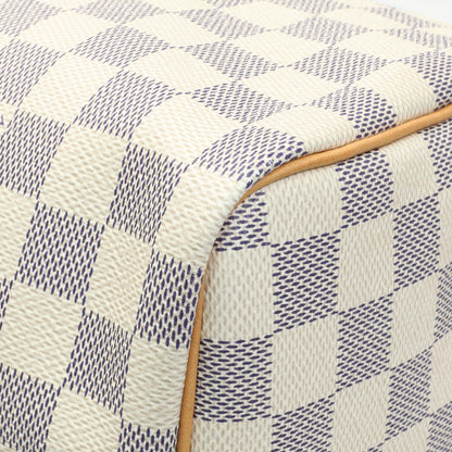 Exclusive Louis Vuitton Damier Azur Speedy 30 — Detail View