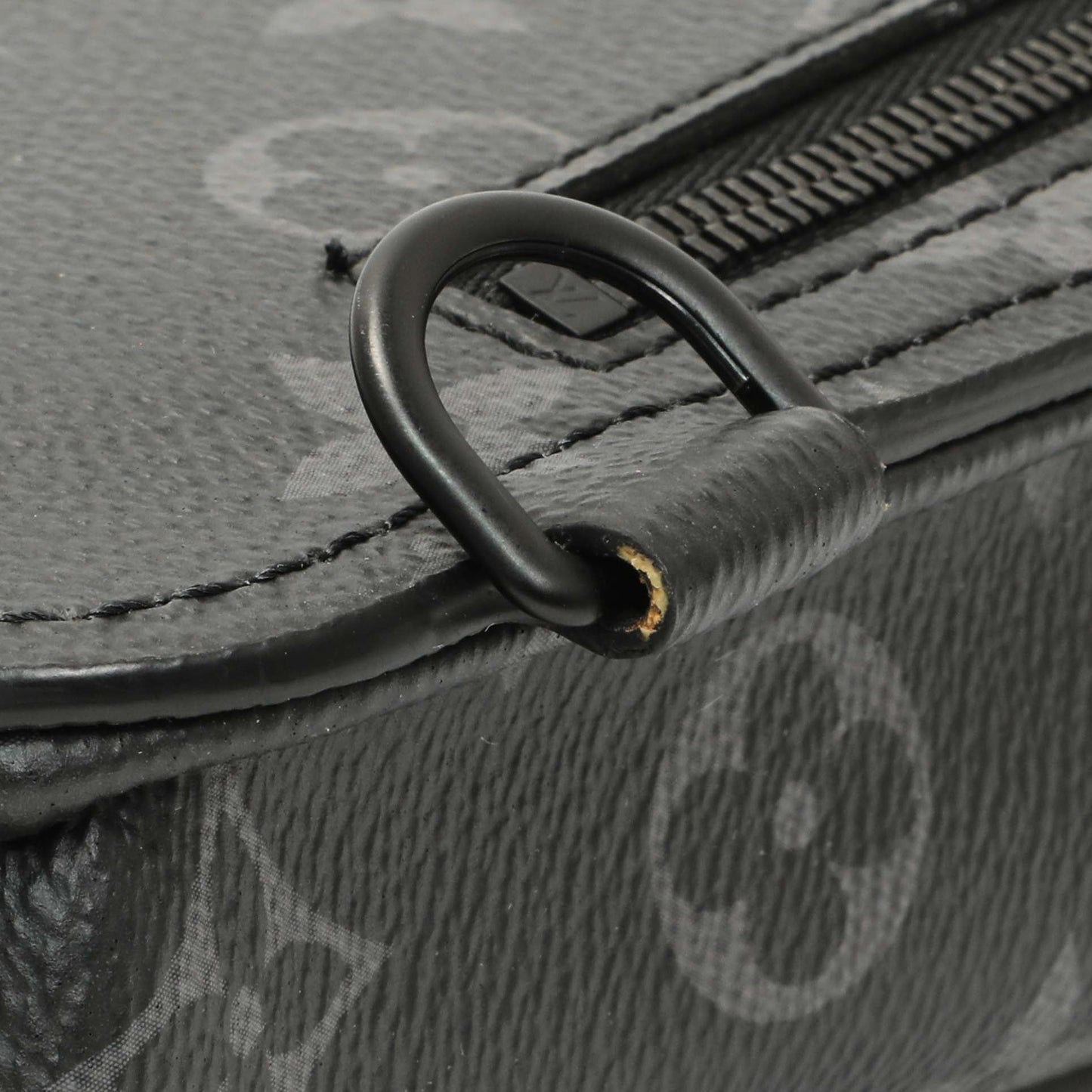 Exclusive Louis Vuitton Monogram Eclipse Saumur Slingbag — Lifestyle View