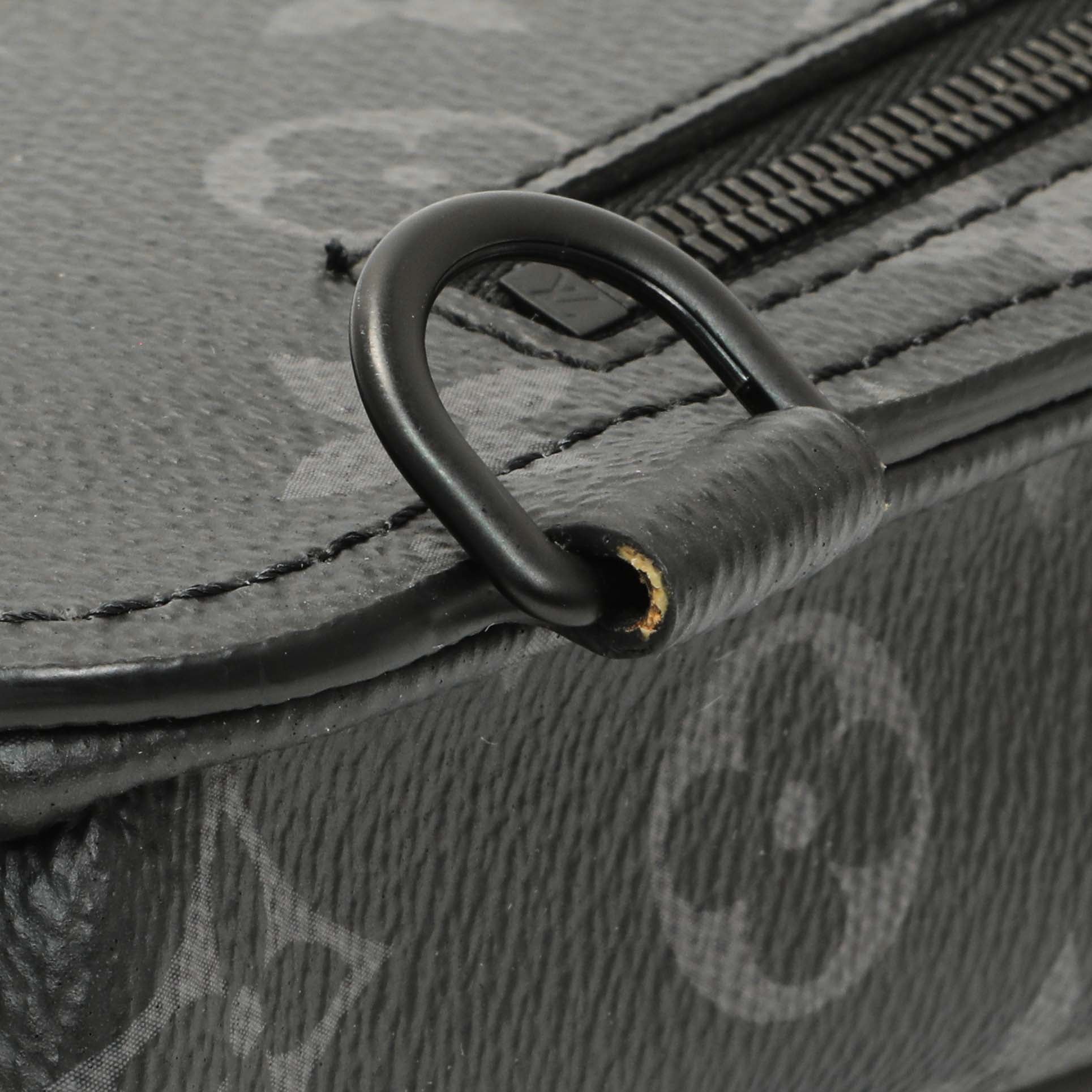 Exclusive Louis Vuitton Monogram Eclipse Saumur Slingbag — Lifestyle View