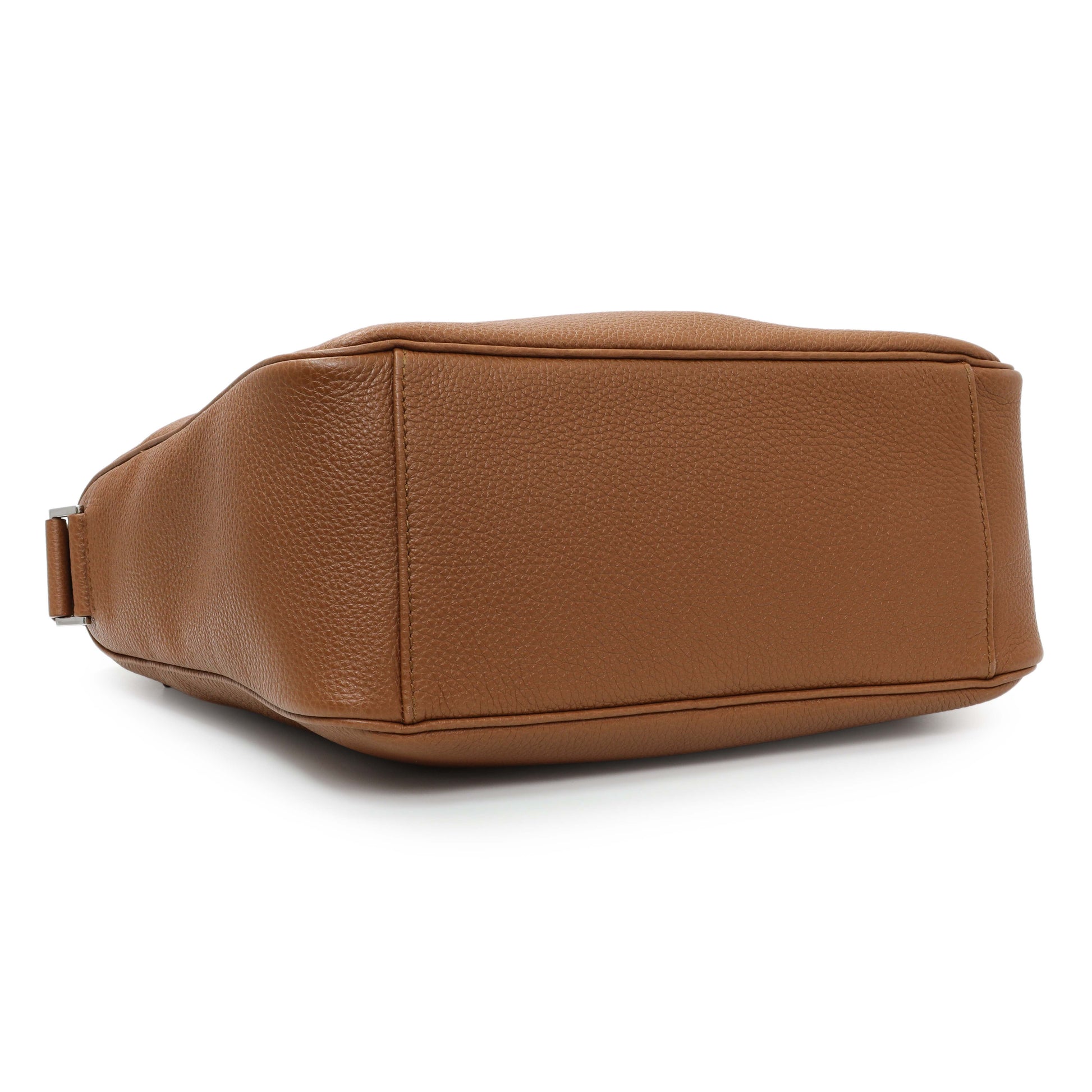 Exclusive Prada Cognac Vitello Daino Messenger — Back View