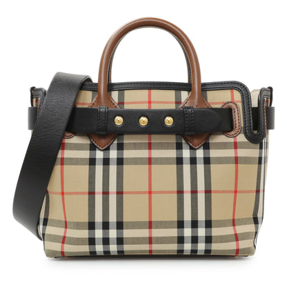 Exclusive Burberry Vintage Check Baby Belt Bag — Front View