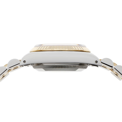 Exclusive Rolex 18K Yellow Gold Stainless Steel Ladies Datejust 69173 — Back View