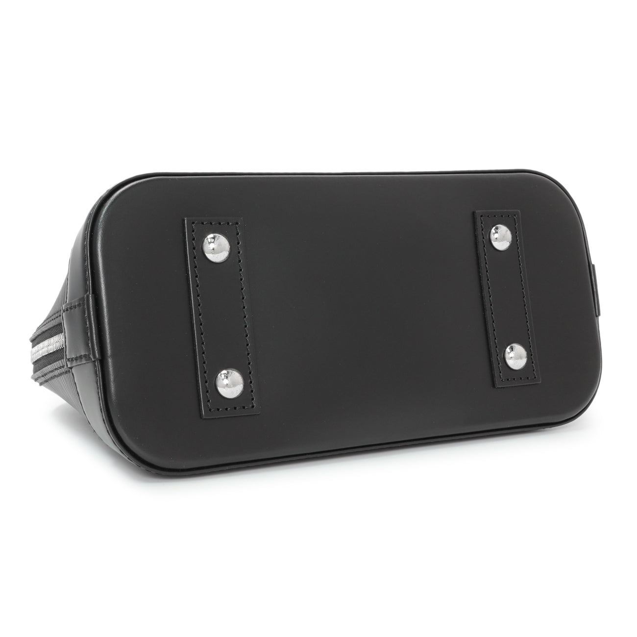 Exclusive Louis Vuitton Black Epi Alma BB — Back View