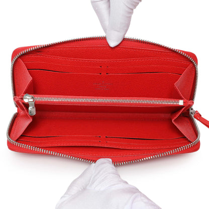Exclusive Louis Vuitton Red Epi Clemence Wallet — Alternate View 12