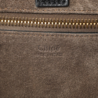 Exclusive Chloe Black Grained Calfskin Marcie Hobo — Detail View