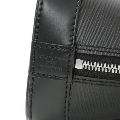 Exclusive Louis Vuitton Black Epi Alma BB — Detail View