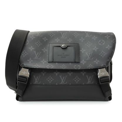 Exclusive Louis Vuitton Monogram Eclipse Messenger Voyager PM — Front View