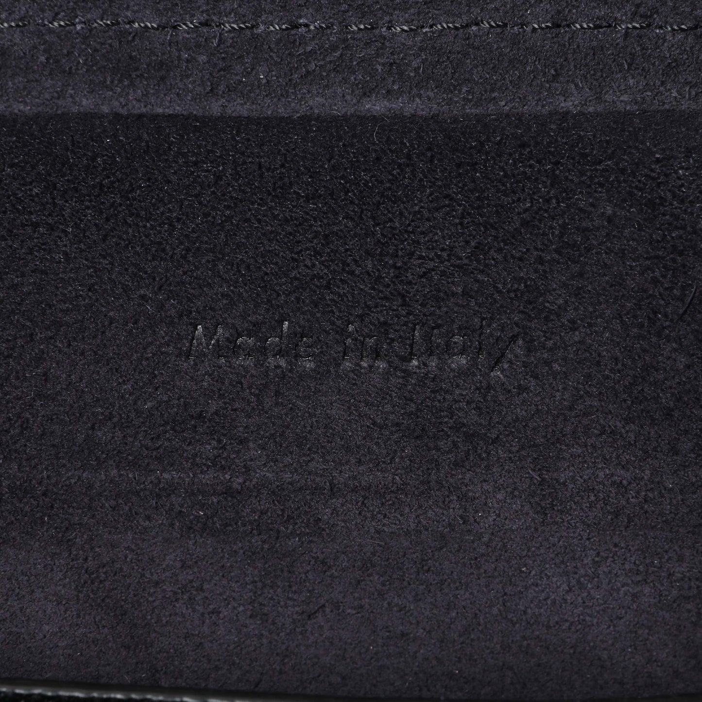 Exclusive Celine Black Grained Calfskin Micro Belt Bag — Lifestyle View