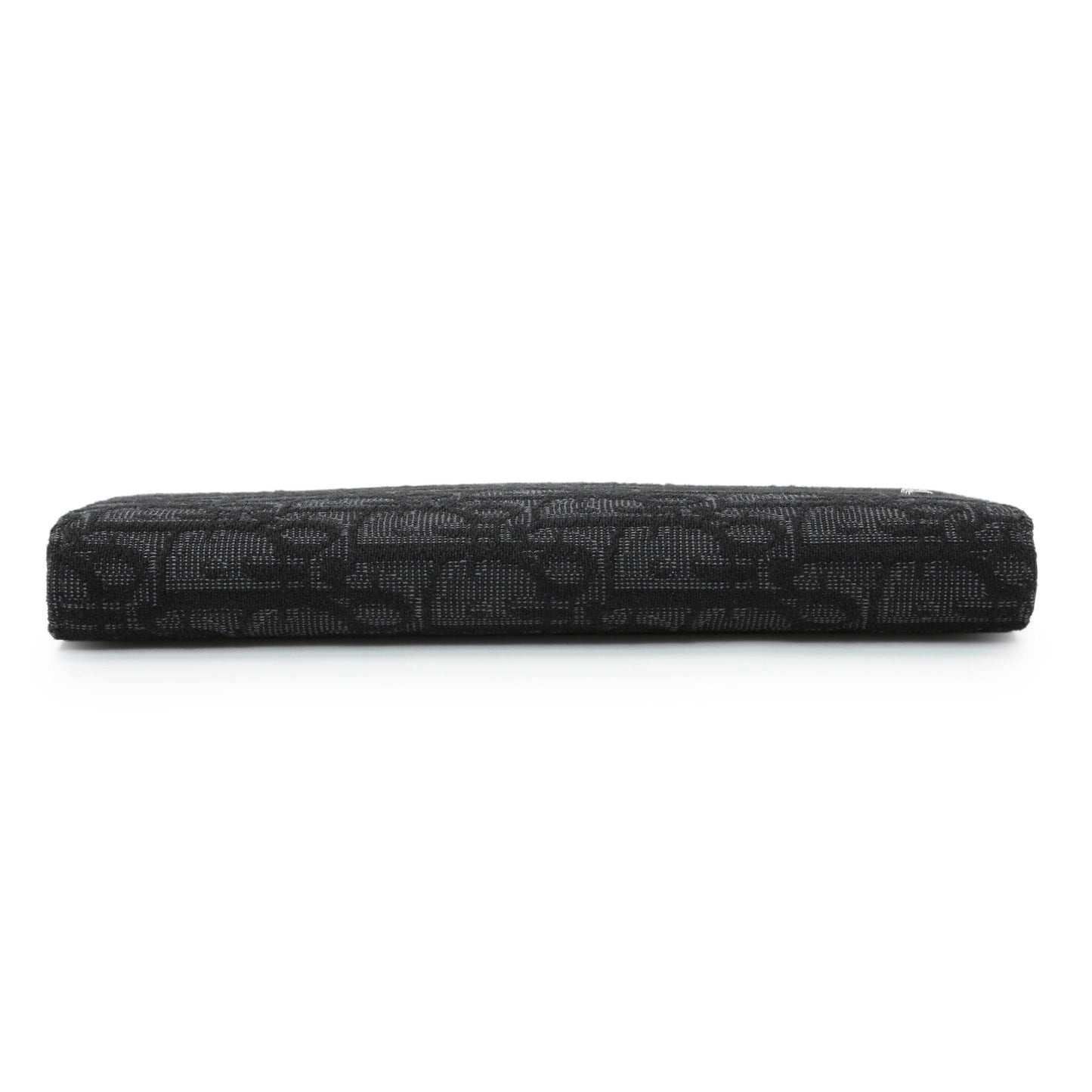 Exclusive Christian Dior Homme Oblique Jacquard Vertical Bifold Long Wallet — Back View