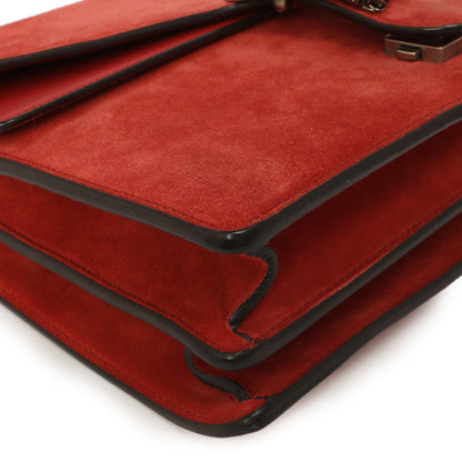 Exclusive Gucci Red Suede Medium Dionysus  Shoulder Bag — Lifestyle View