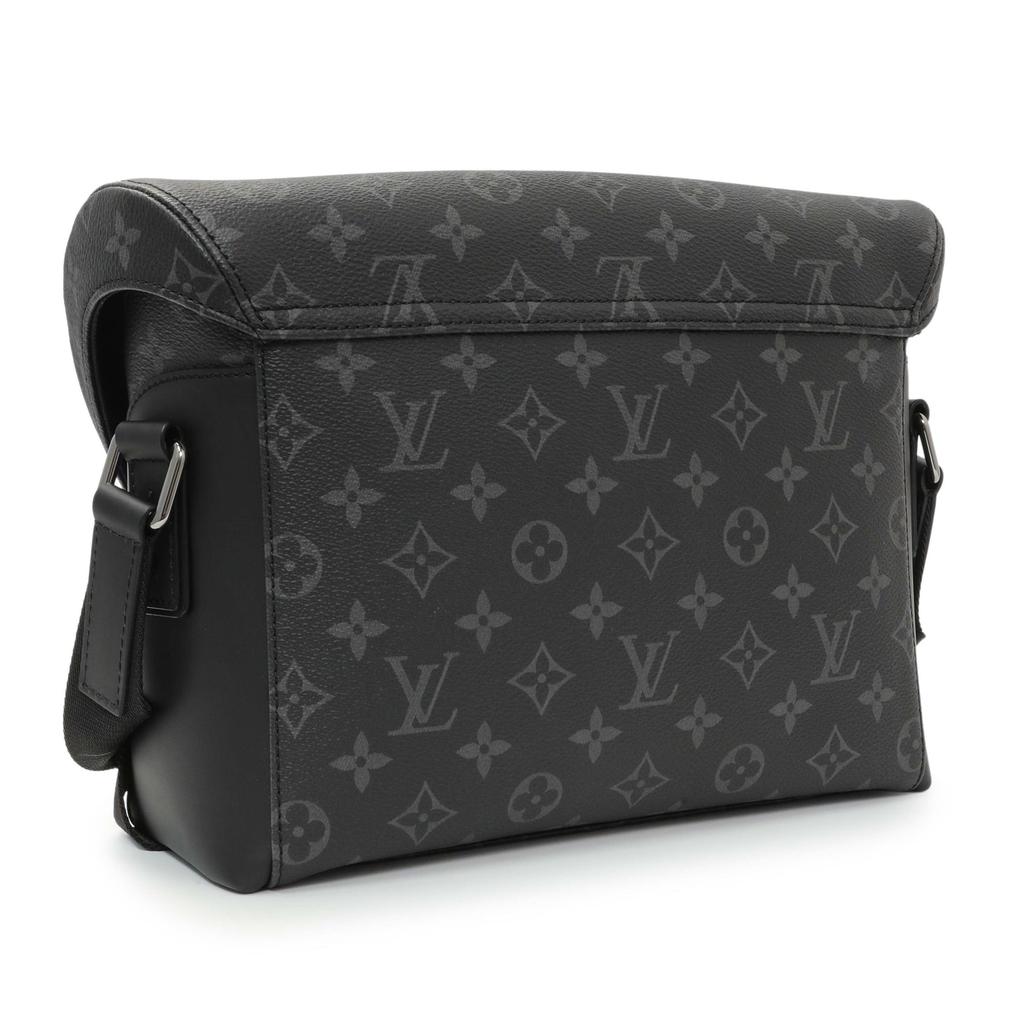 Exclusive Louis Vuitton Monogram Eclipse Messenger Voyager PM — Side View