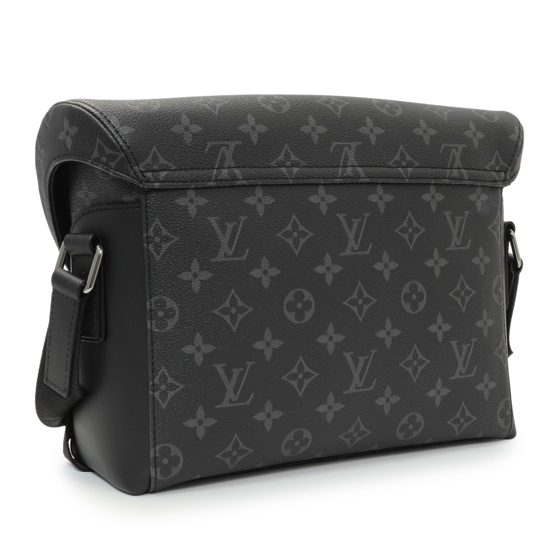 Exclusive Louis Vuitton Monogram Eclipse Messenger Voyager PM — Side View