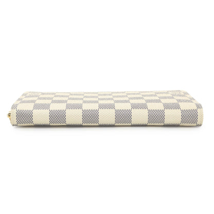 Exclusive Louis Vuitton Damier Azur Zippy Wallet — Back View