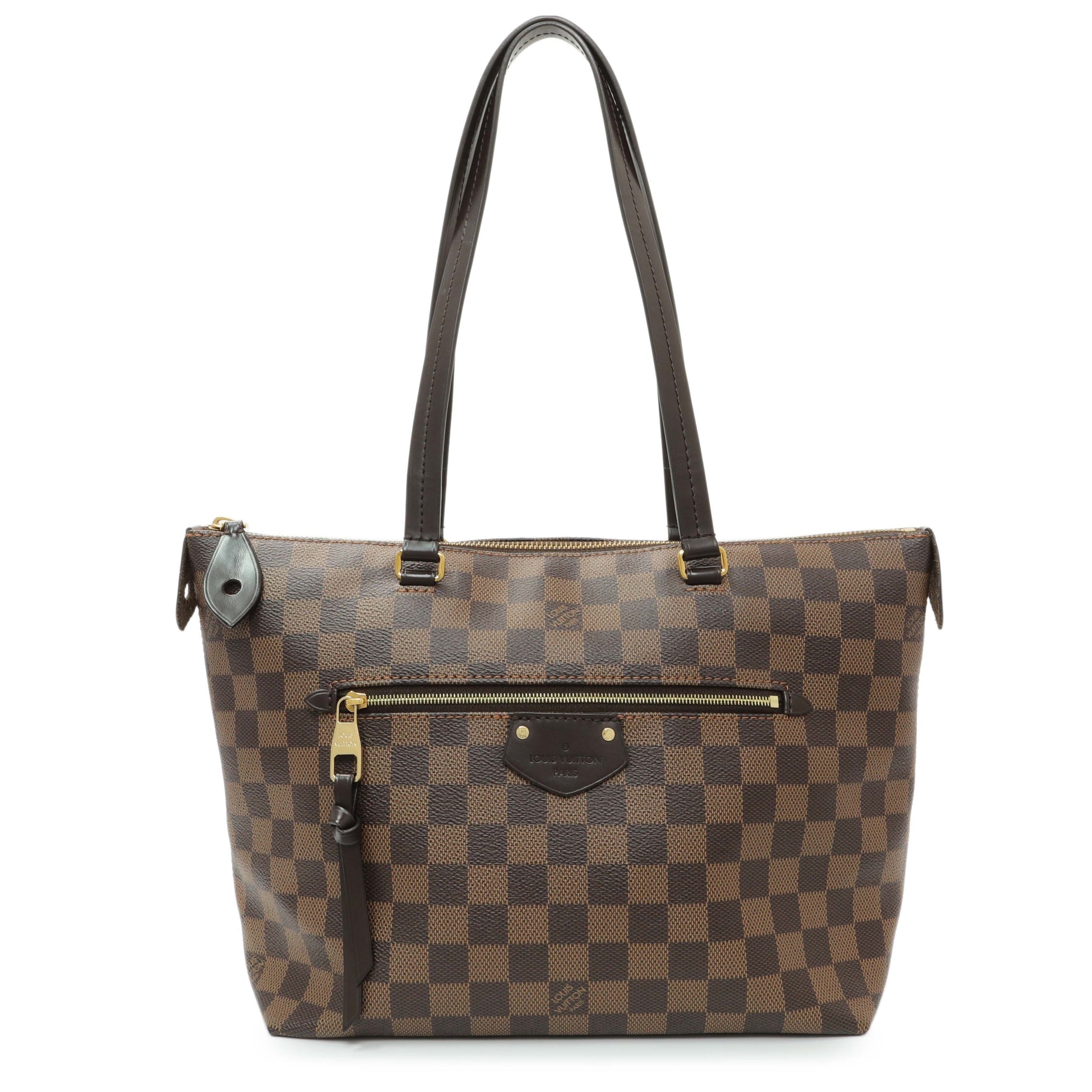 Exclusive Louis Vuitton Damier Ebene Iena PM — Front View