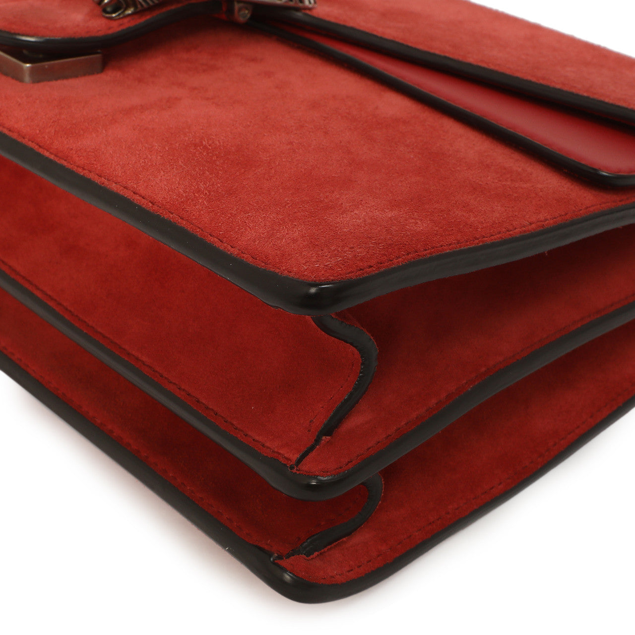 Exclusive Gucci Red Suede Medium Dionysus  Shoulder Bag — Alternate View 7
