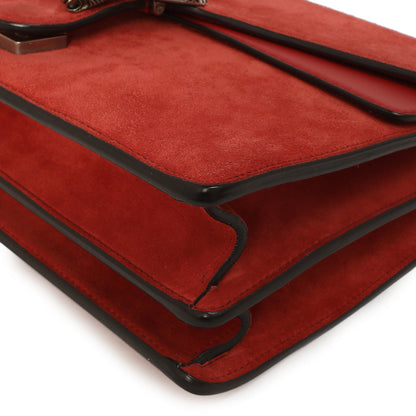 Exclusive Gucci Red Suede Medium Dionysus  Shoulder Bag — Alternate View 7
