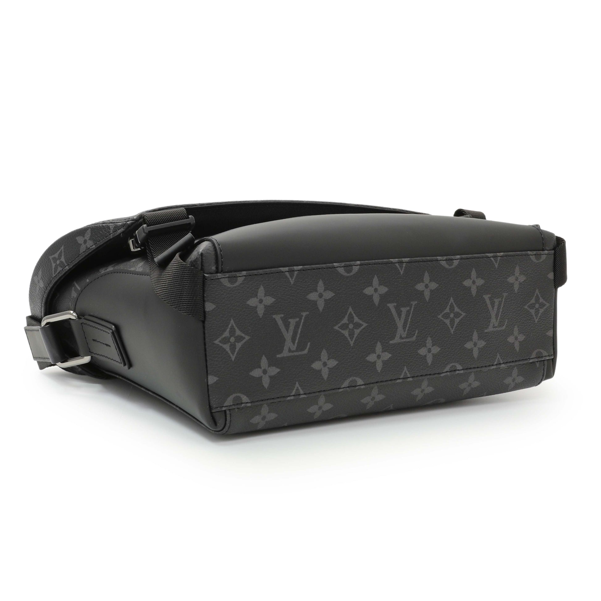 Exclusive Louis Vuitton Monogram Eclipse Messenger Voyager PM — Back View