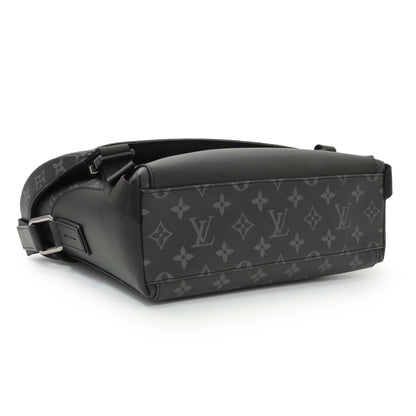 Exclusive Louis Vuitton Monogram Eclipse Messenger Voyager PM — Back View
