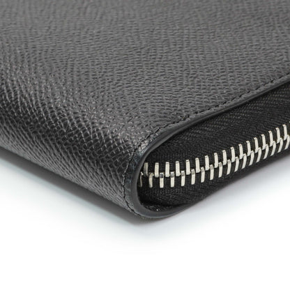 Exclusive Givenchy Black Calfskin Zip Around Wallet — Detail View