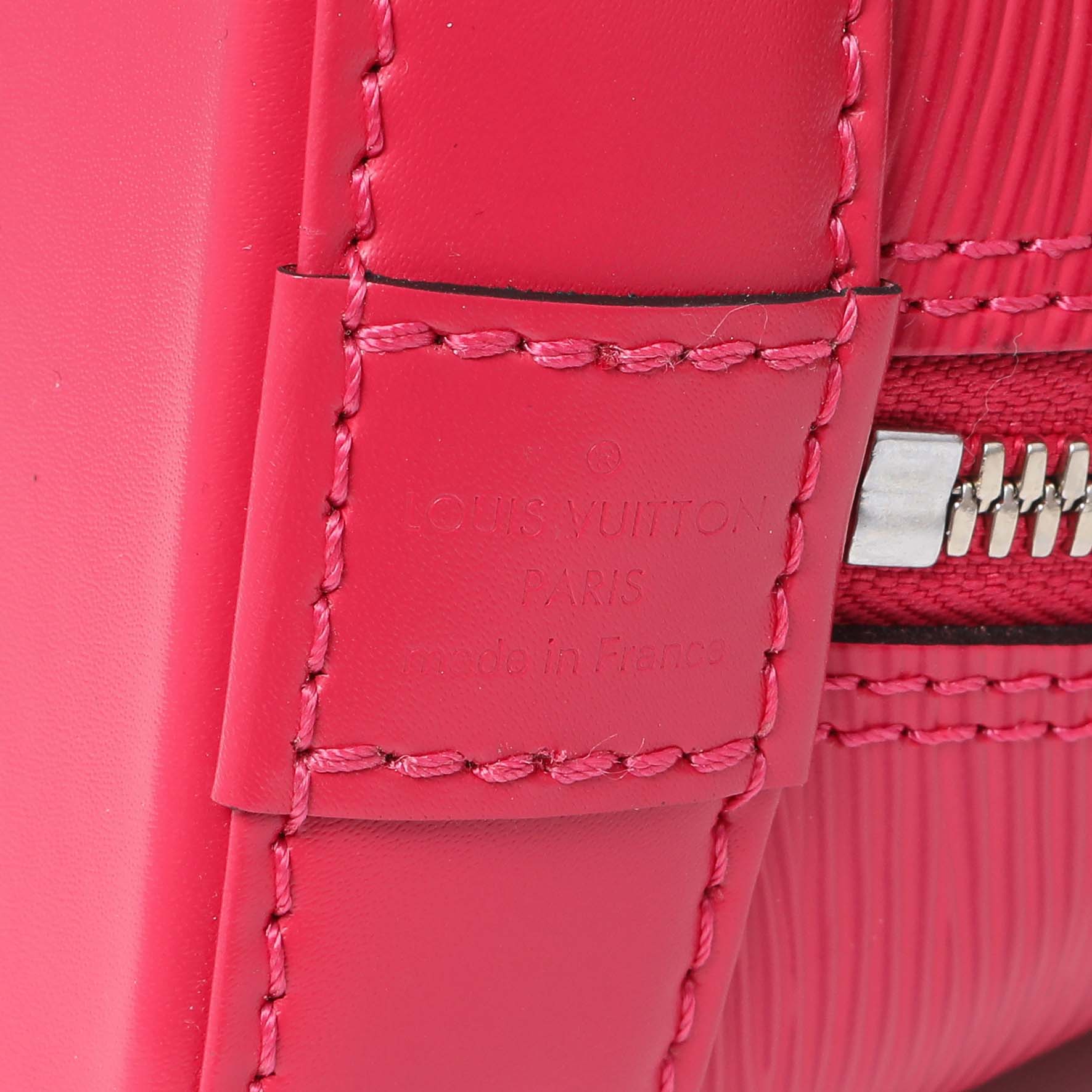Exclusive Louis Vuitton Rose Pondicherry Epi Jacquard Alma BB — Alternate View 9