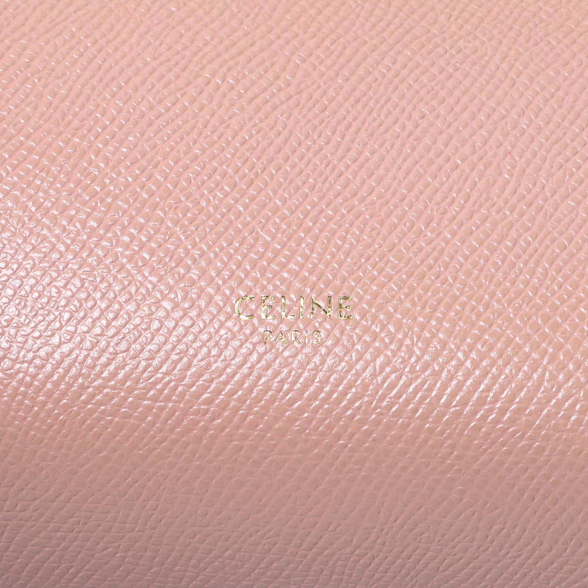 Exclusive Celine Pink Grained Calfskin Micro Belt Bag — Alternate View 9
